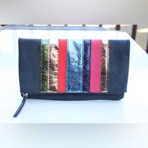 Stella and Dot fold over clutch